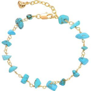 Gold Beaded Bracelets,18K Gold Plated Handmade Cute Satellite Diamond Cut Oval